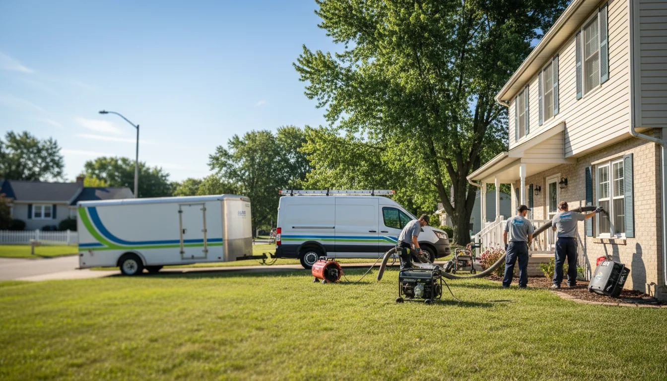 Flooded Basement Restoration And Cleanup With Repair in Lanark, IL near me